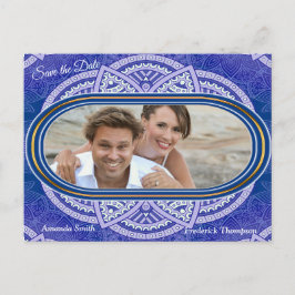 マンダラスイン混合オランダブルー 案内ポストカード