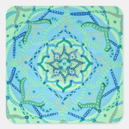 マンダラステッカー スクエアシール