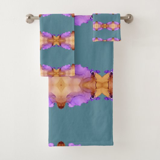 マンダラストライプのタオルセット バスタオルセット (インサイチュ)