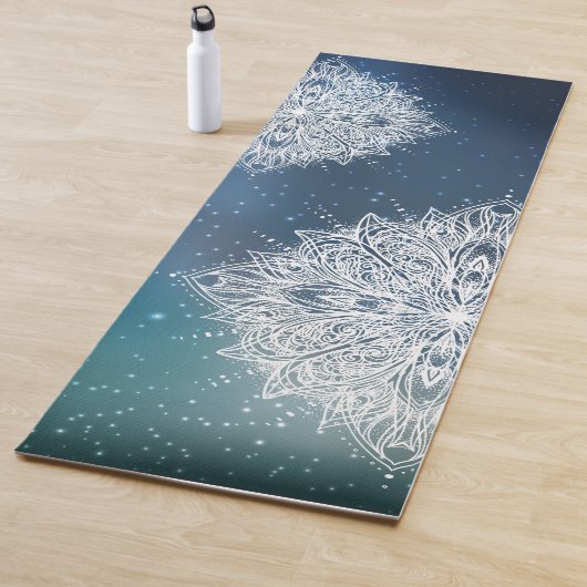 マンダラスパークルユニバーズブルー ヨガマット (インサイチュ)