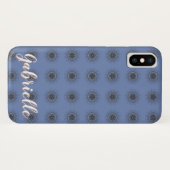 マンダラスレースインディアンオリエンタルパターン背景 Case-Mate iPhoneケース (裏面(横))