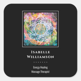 マンダラゼン霊気ヨガマッサージ神聖スピリチュアル スクエアシール