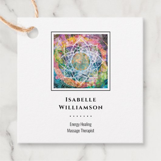 マンダラゼン霊気ヨガマッサージ神聖スピリチュアル フェイバータグ (正面)