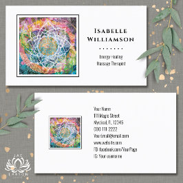 マンダラゼン霊気ヨガマッサージ神聖スピリチュアル 名刺