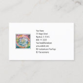 マンダラゼン霊気ヨガマッサージ神聖スピリチュアル 名刺 (裏面)