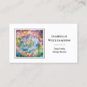 マンダラゼン霊気ヨガマッサージ神聖スピリチュアル 名刺 (正面)