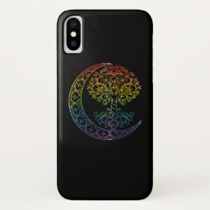 マンダラツリーオブライフタトゥースタイル iPhone X ケース