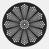 マンダラテンプレートフローラコーン ラウンドシール (正面)