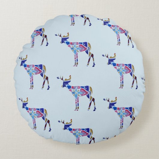 マンダラディアラウンドスロークッション41センチ ラウンドクッション (正面)