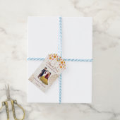 マンダラデコール踊りインディアンカップルmehndi sangeet ギフトタグ (より糸付き)