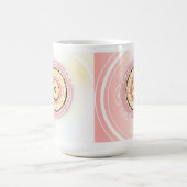 マンダラデザインアート コーヒーマグカップ (中央)