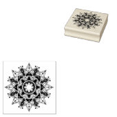 マンダラデザインゴムスタンプ ラバースタンプ (押印)