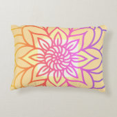 マンダラデザインライトカラー アクセントクッション (裏面)