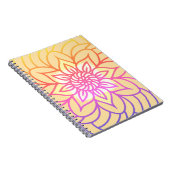 マンダラデザインライトカラー ノートブック (右側)