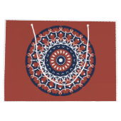 マンダラデザイン抱き枕 ラージペーパーバッグ (裏面)