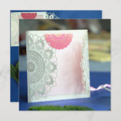 マンダラデザイン招待状|インディアンウェディングカード 招待状 (正面/裏面)