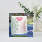 マンダラデザイン招待状|インディアンウェディングカード 招待状 (スタンド正面)