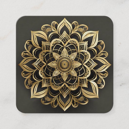 マンダラデザイン スクエア名刺 (正面)