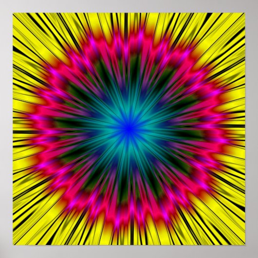 マンダラデジタルプリント ポスター (正面)