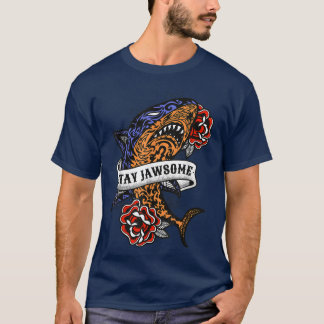 マンダラトライバルタトゥーラバーズバラシャーク Tシャツ