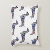 マンダラドッグブラシポリエステルアクセントクッション アクセントクッション (正面(垂直))