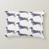 マンダラドッグブラシポリエステルアクセントクッション アクセントクッション (裏面)