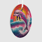 マンダラドルフィンアクリルオーナメント オーナメント (正面)