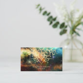 マンダラネブラヨガインストラクターヨガ先生禅 名刺 (スタンド正面)