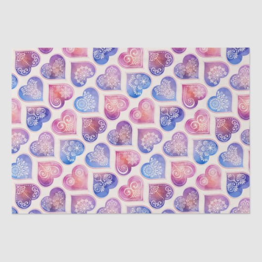 マンダラハートパターン 薄葉紙 (正面)