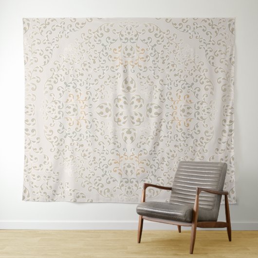 マンダラバロックオーナメントパターンデザイン  タペストリー (インサイチュ(横))