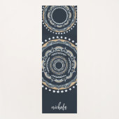 マンダラパターパーソナライズされたン ヨガマット (正面)