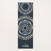 マンダラパターパーソナライズされたン ヨガマット (裏面)
