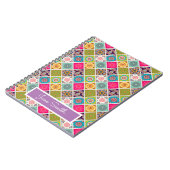 マンダラパターンカラフルモロッコ名 ノートブック (左側)