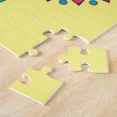 マンダラパターンカラフルモロッコ ジグソーパズル (側面)