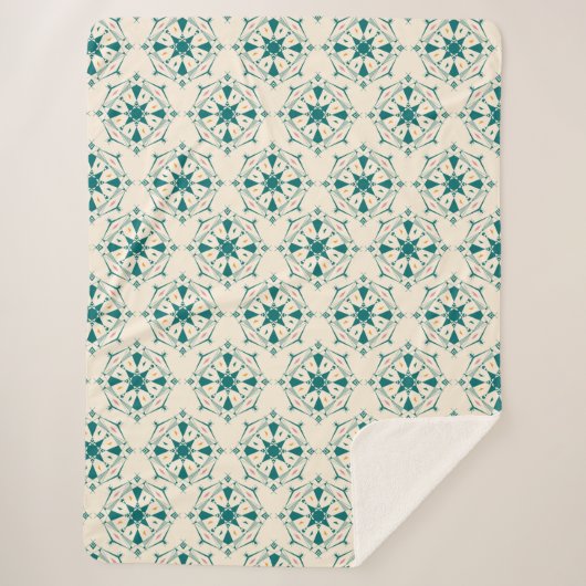 マンダラパターンシェルパブランケット シェルパブランケット (正面)