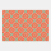 マンダラパターンデザイン ラッピングペーパーシート (正面3)