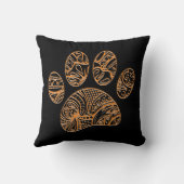 マンダラパターンドッグポープリント クッション (裏面)