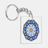 マンダラパターン01 キーホルダー (正面左)