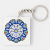 マンダラパターン01 キーホルダー (裏面)