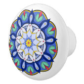 マンダラパターン01 セラミックノブ (右)