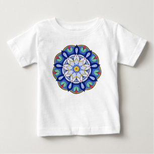 マンダラパターン01 ベビーTシャツ