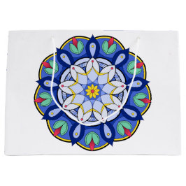 マンダラパターン01 ラージペーパーバッグ