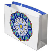 マンダラパターン01 ラージペーパーバッグ (裏面アングル)