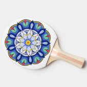 マンダラパターン01 卓球ラケット (横)