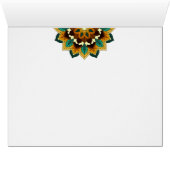 マンダラパターン02の黄色と黄褐色 (内部横(下))