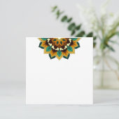 マンダラパターン02の黄色と黄褐色 プログラム (スタンド正面)