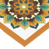 マンダラパターン02インチ黄色&タンロングテーブルラン ロングテーブルランナー (コーナー)