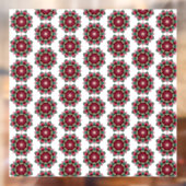 マンダラパターン02深いピンク ウィンドウサイン (シート2)