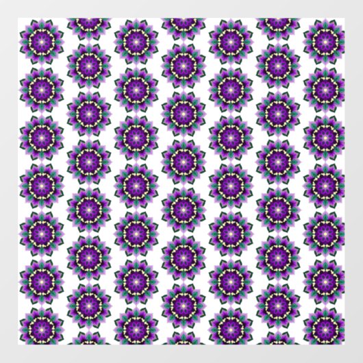 マンダラパターン02紫 ウィンドウサイン (シート)