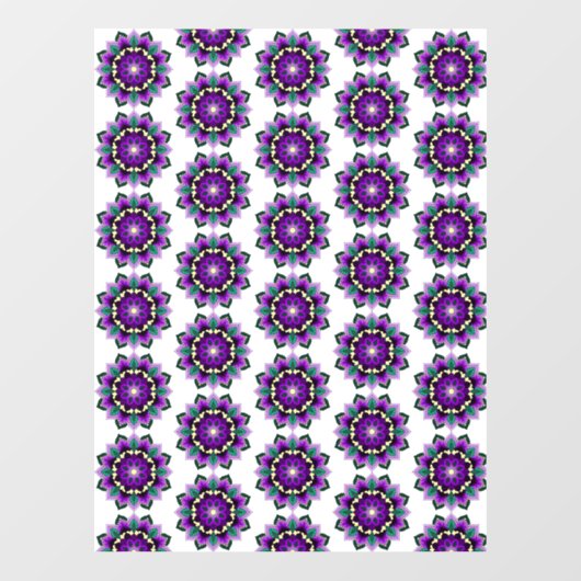 マンダラパターン02紫 ウィンドウサイン (シート)